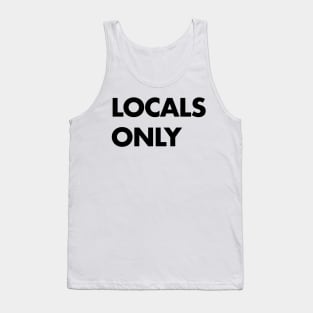 Locals Only Black Tank Top